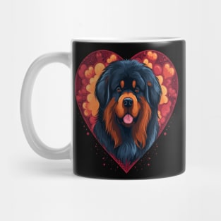 Tibetan Mastiff Valentine Day Mug